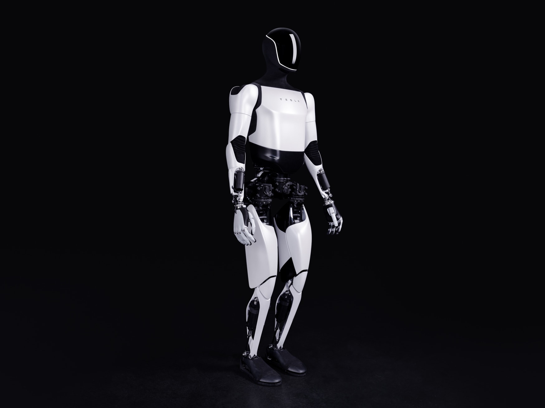 Robô humanoide Optimus em imagem de divulgação da Tesla.