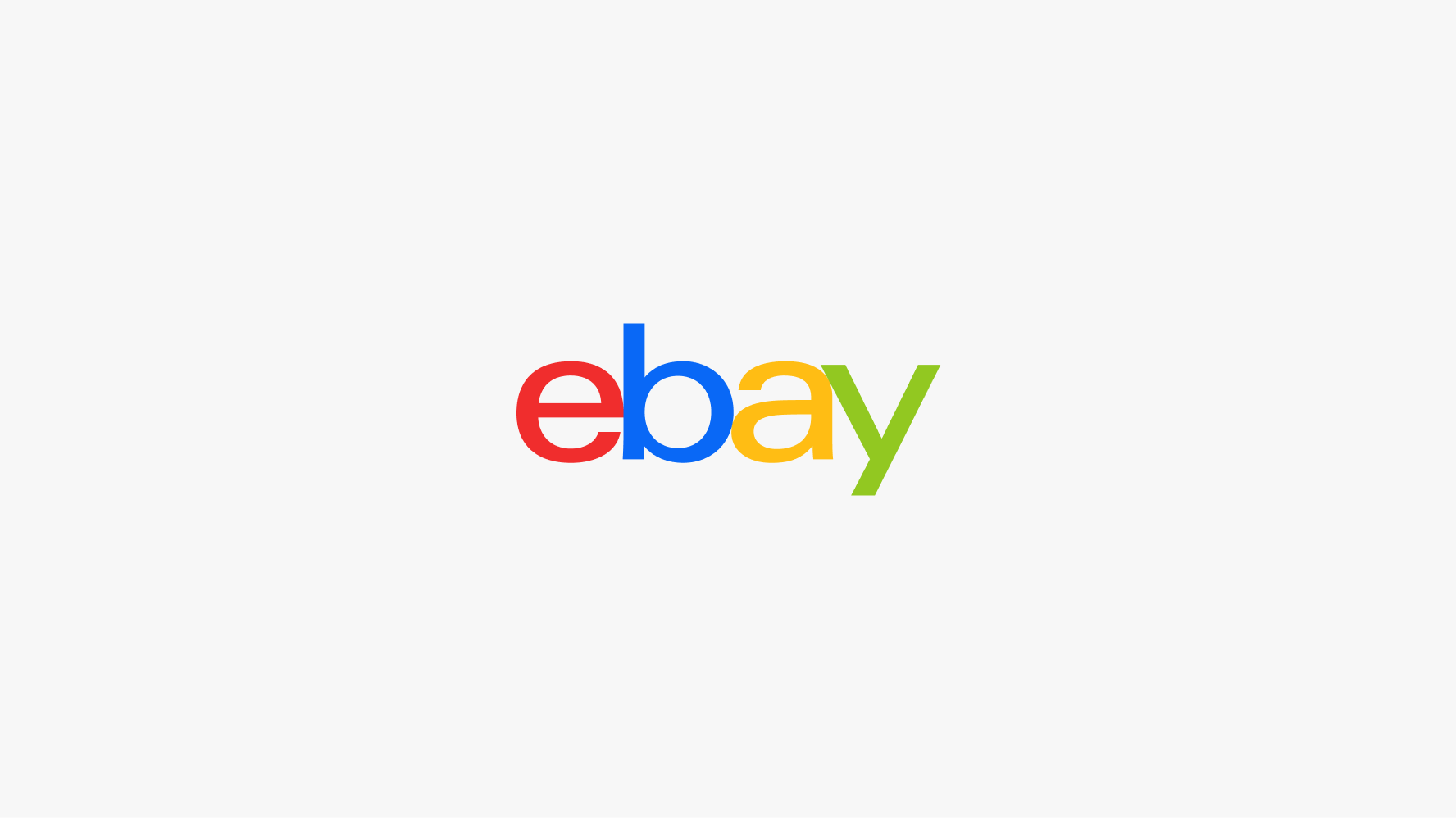 Logotipo do eBay em material oficial da empresa.
