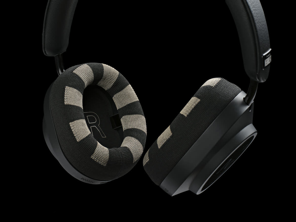 Sensores EEG integrados às almofadas do Neurable One, em imagem oficial.